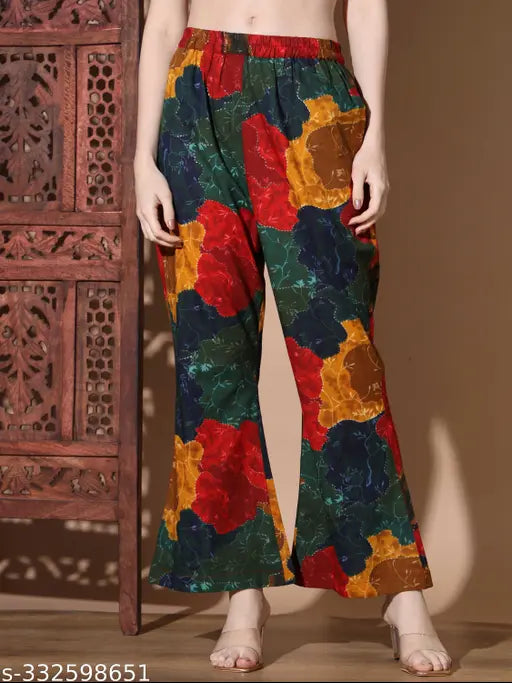 Camouflage print multicolor cotton co-ord set for women, three-quarter sleeves, Indian origin