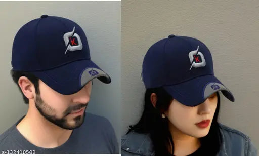 Synthetic embroidered net baseball cap, sporty design from India