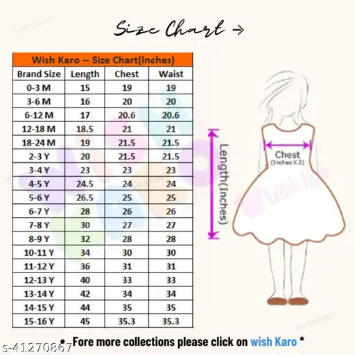 Classy Sleeveless Embroidered Satin Kid's Girl's Dress, Yellow, 4-5 Size Chart Available