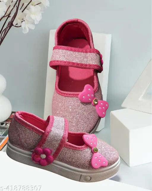 Synthetic printed LifeO Girls Velcro casual boots for girls aged 3.5-5 years, open back net design