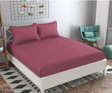 Premium cotton striped flat sheets, superfine quality double bed set for summer, adult use by CottonDreamz