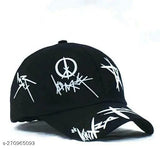 Stylish printed cotton baseball cap, trendy design for kids and adults, onesize, India origin