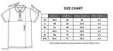 Cotton short-sleeve men's polo t-shirt, solid color, S size (38in chest, 26.5in length)