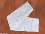 White chikankari fabric for women's pant