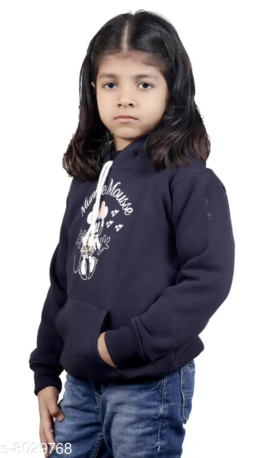 Wool self-design sweetshirt for kids aged 4-12, stylish kid wear from India