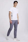 Stylish polyester men's t-shirt, quick-drying and moisture-wicking with printed design, short sleeves and round neck, size S/M/L/XL/XXL