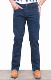 Men's silky denim green jeans, solid pattern, size 30 (waist 31", length 42", hip 35"). High-quality Indian-made denim pants