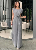 Cotton checked jumpsuit with short sleeves, New Trendy style for women & girls, India origin