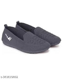 Light weight synthetic slip-on bellies in solid pattern, available in sizes IND-5 to IND-8. Ballerina shoes for women and girls in floral print, originating from India