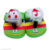 Soft EVA teddy-themed baby slippers/clogs, single pair, solid pattern, India origin