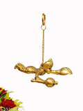 Hanumaan ji metal statue, 15cm Hanuman idol for car dashboard decorative showpiece, made in India