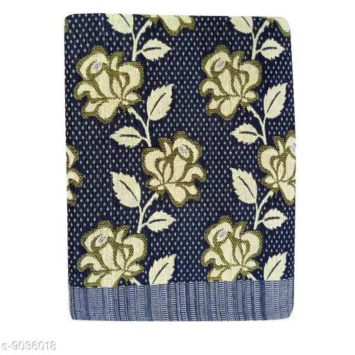 Feather Green cotton blanket pack of 2, free size (90x60), sustainable Indian made home decor