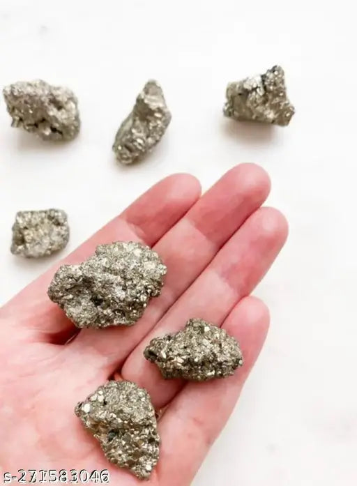 Natural Peru Pyrite raw cluster, 50-60 grams, crystal for wealth and luck in feng shui decor