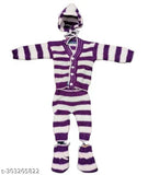 Green & purple self-designed striped wool baby sweater for newborns, set includes sweater, pajama, cap, and booties. Adorable winter clothing combo for boys and girls aged 0-3 months. Made in India