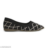 Vegan leather flats, stylish & comfortable for women, canvas fastening, ankle loop design