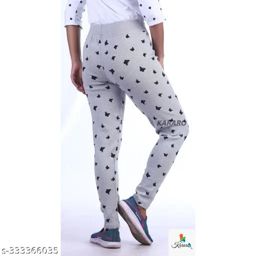 Stylish cotton-lycra jeggings pack of 2, mixed print and lightweight for women's fashion