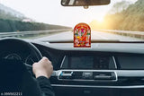 Multicolor acrylic Ram Parivar idol for car and home decor, divine-looking spiritual gift item