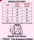 Fleece colorblocked hoodie jacket by Haniya Fashion, stylish women's long-sleeved zipper jacket, India origin