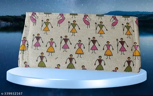 Ethnic embroidery women's clutch handbag, Rajasthani work design