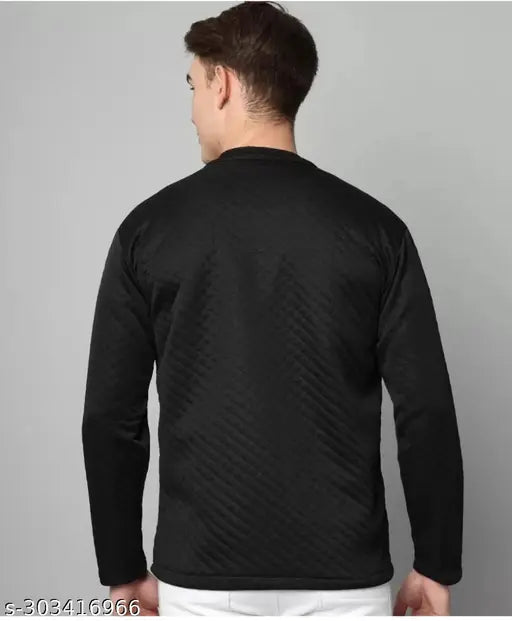 Black, long-sleeve children's zip-up jacket