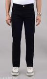 Men's Regular Fit Black Jeans