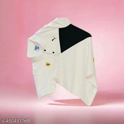 Men's Classic Cotton Blend Color-Blocked Polo T-Shirt, half sleeves, printed design. Regular fit, M/38inx26in, L/40inx27in, XL/42inx28in