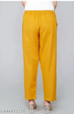 Printed net cotton blend pants - set of 2 in sizes M, L, XL, XXL, XXXL. Indian-made casual wear