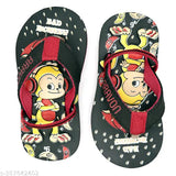 Multi-colored EVA kids' flip flops for boys, trendy and comfortable, ideal for home, beach, or outdoors (9-12M to 2.5Y)