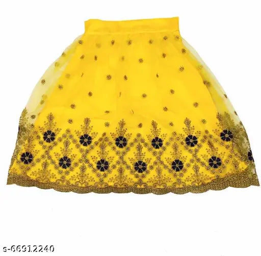 Pink & Blue embroidered net lehenga choli set for girls (5-15 years), premium quality, traditional party wear, dry clean only