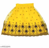 Pink & Blue embroidered net lehenga choli set for girls (5-15 years), premium quality, traditional party wear, dry clean only