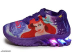 Bright LED light up mesh & PVC shoes for kids 1-5 years, promoting active play and breathable comfort