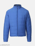 Polyester blue girls jacket, oxollox floral print