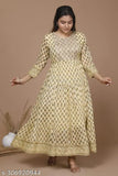 Cotton blend three-quarter sleeve printed Banita Superior Kurtis, laid embroidery design, Indian fashion