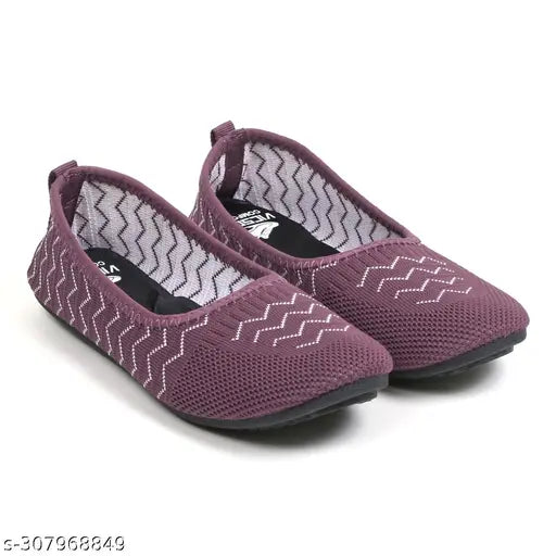 Synthetic bellies, durable & comfortable Fancy Ballerinas in Indian sizes (IND-5, IND-6, IND-7, IND-8), made in India
