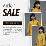 Cute baby yellow jacket, soft fabric, winter wear
