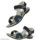 Grey blue boys sandals with brown straps