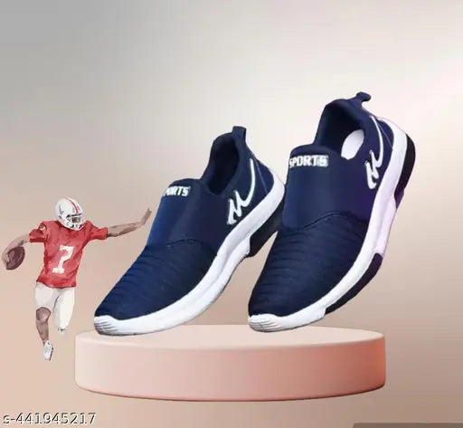 Multicolor lace running shoes for boys, featuring a prominent Nike swoosh on upper part of sneakers