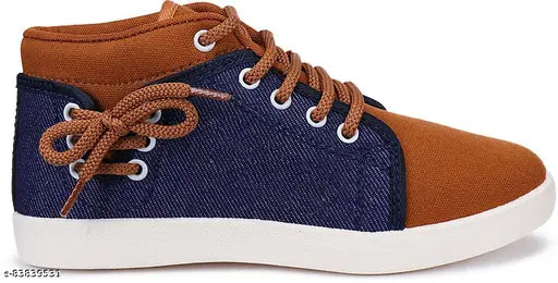 Bersache kids multicolor sports shoes pack of 2 with brown laces