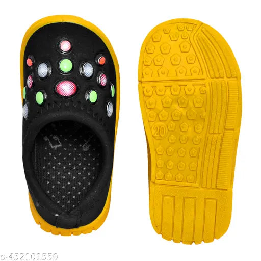 Unisex kids' casual shoes, yellow with black dots, for children aged 6 months to 4.5 years