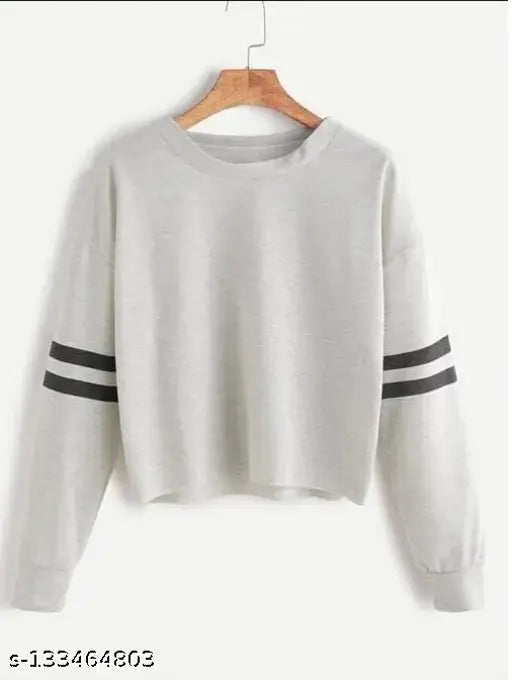 Pure cotton women's full sleeve t-shirt, 100% bio-washed for comfort, perfect for casual everyday wear, machine washable, Siddharth Creation brand