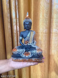 Gautam Buddha murti polyresin-marble, 18.5x8x24 cm, meditating Buddha statue for home decor, living room, office or as a gift