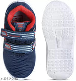 Black, red and blue velcro sneaker for kids