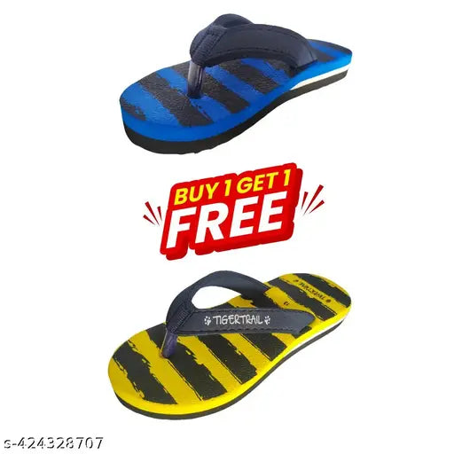 Zebra print cotton kid slippers, sizes 12-5 years, Indian origin