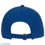 Navy blue adjustable baseball cap with Velcro closure