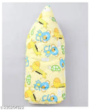 Giraffe yellow cotton print net Smart Sales baby sleeping bag set with carry bag, suitable for new born babies (0-3 months)