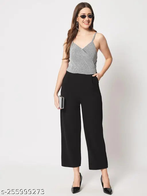 Embellished net Lycra sleeveless jumpsuit, trending women's western wear from SK Collection, India