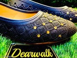Synthetic leather embroidery bellies flats, lightweight comfort for summer, traditional appeal, closed back design