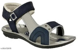 Light blue and white sandal with black straps, adjustable ankle strap