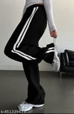 White Patti Black Trouser