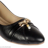 Synthetic buckle ballerinas by Gripex Footwear for women, slip-on design in India